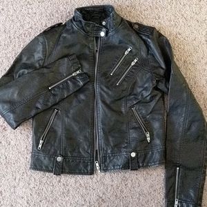 Faux leather Moto jacket